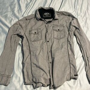 Buckle Black button down shirt